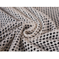 Cotton lace crocheted - woven mesh - ecru Cotton lace crocheted - woven mesh - ecru