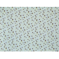 Viscose fabric for a blue dress with birds