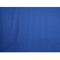 Viskose-Material für ein Kleid, blau mit feinem schwarzem Muster