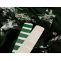Crêpe de chine en viscose pour robe vert foncé à fleurs - rapport
