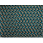 Viskose-Material für ein Kleid mit geometrischem Muster in Meeresgrüntönen