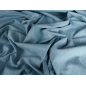 Denimstof med washed-effekt og soft touch – lys denim