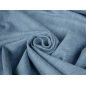 Denim fabric with washed effect and soft touch - light indigo