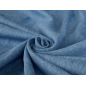 Jeans materiał z efektem washed i soft touch - jasny niebieski denim