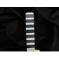 Jeans negru cu elastan, cu efect soft touch
