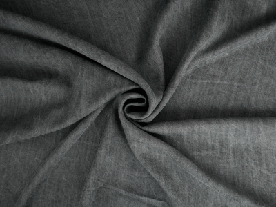 Lyocell denim fabric with a washed effect