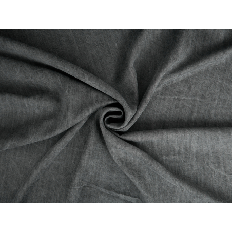 Lyocell denim fabric with a washed effect