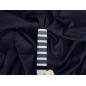 Denimmateriale med elastan soft touch - mørkeblå denim