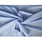 Coton pour robe - bleu clair jacquard avec un délicat motif floral