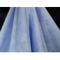 Algodão para vestido - azul-celeste jacquard com um delicado padrão floral