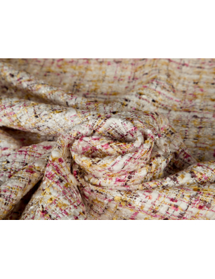 A thick viscose fabric with a pronounced weave for cording channels - Bemax Fabrics Wholesale