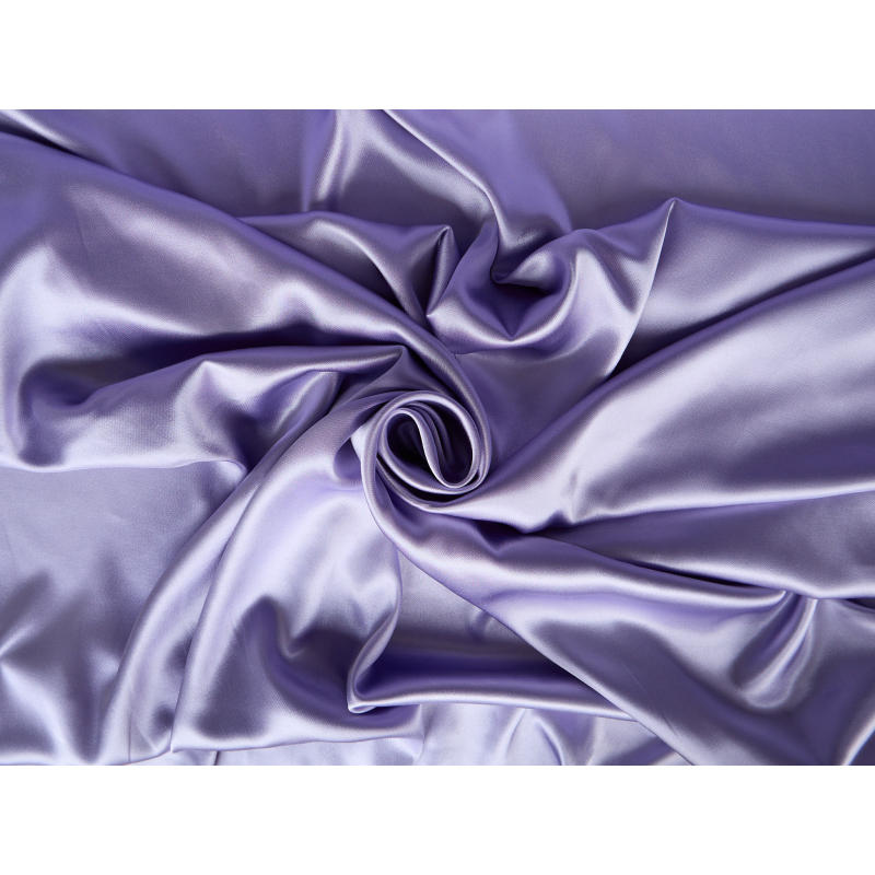 Satin de viscose plissado com elastano