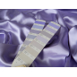 Satin de viscose plissado com elastano