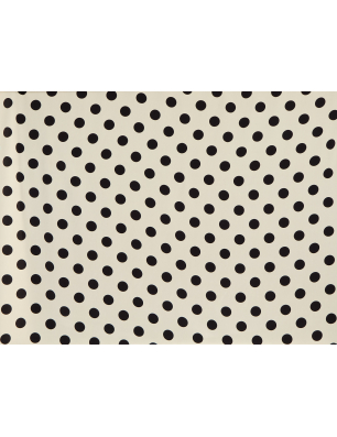 Silk fabric - silk with polka dots - silk by the meter - Bemax Textile Wholesale