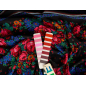 Viscose-material för klänning med blommönster i folklig stil – rapport