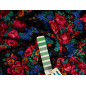 Viscose-material för klänning med blommönster i folklig stil – rapport
