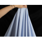 Premium mercerized cotton in light blue herringbone
