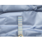 Premium mercerized cotton in light blue herringbone
