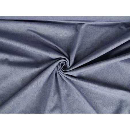 Coton peach touch panama bleu - Grossiste en Tissus Bemax