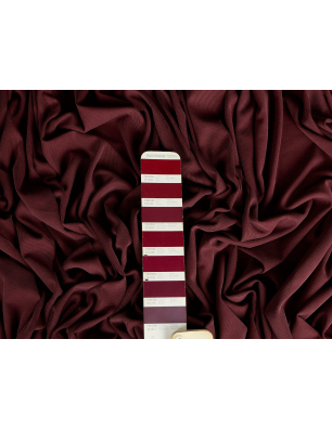 Stribet ribstrikket viskose med cupro-touch sandwashed - Tøjstof-handel Bemax