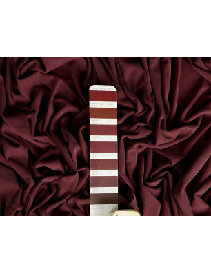 Stribet ribstrikket viskose med cupro-touch sandwashed - Tøjstof-handel Bemax
