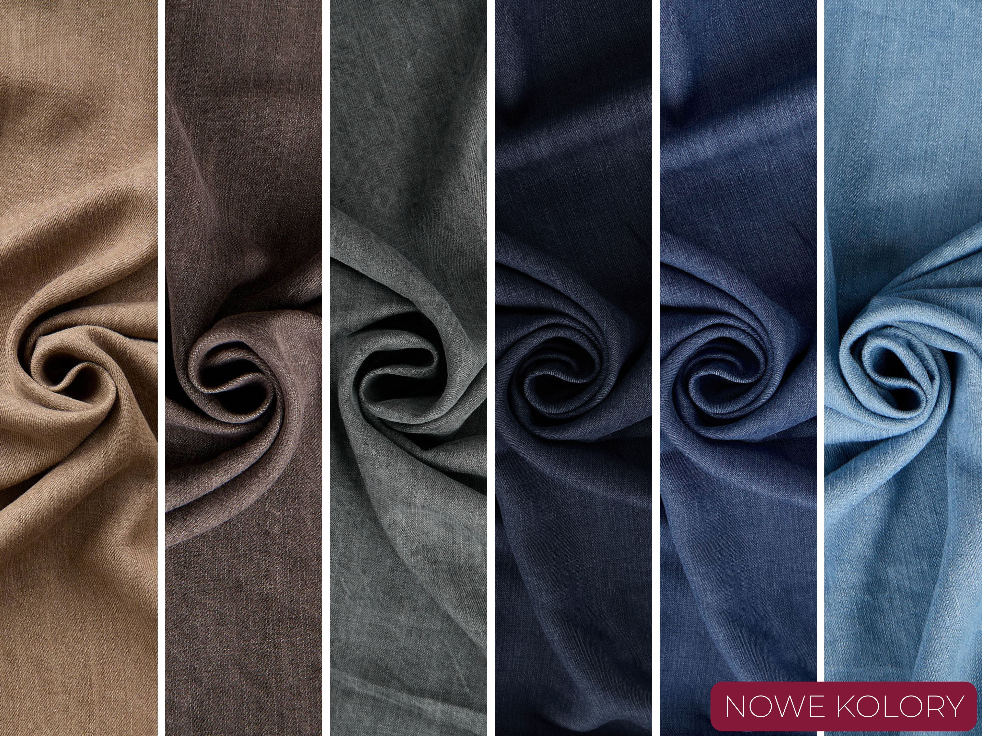 Lyocell vasket - lyocell denimmateriale - jeans i meter - Tøj-/stofengros Bemax