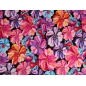 Viscose knit with elastane in a floral pattern