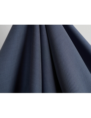 Wełna czesankowa virgin z elastanem twill w kolorze denim- Hurtownia Tkanin Bemax