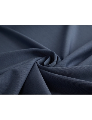 Wełna czesankowa virgin z elastanem twill w kolorze denim- Hurtownia Tkanin Bemax