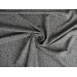 Materiał wełniany twill czarno biały