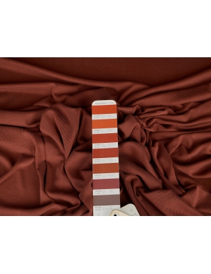 Stribet ribstrikket viskose med cupro-touch sandwashed - Tøjstof-handel Bemax