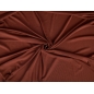 Ribstrikket viskose med cupro-touch sandwashed