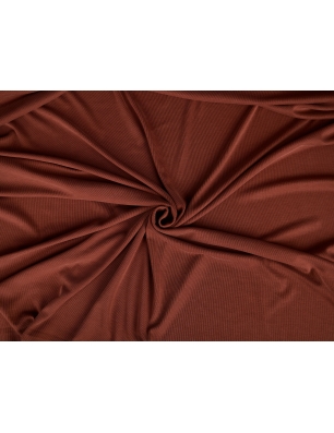 Stribet ribstrikket viskose med cupro-touch sandwashed - Tøjstof-handel Bemax