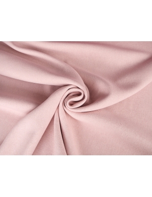 Mantelstoff - reversibler Wollköper - puderrosa/fuchsia