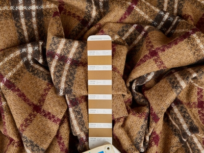 Ύφασμα Μαλλί Fabio καρό σε στυλ Burberry