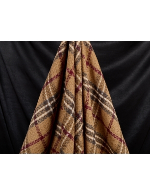 Tkanina Wool fabio checker in burberry style