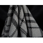 Moon Lux - Mantelstoff in Karo & Lurex