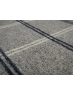 Tessuto per cappotto CBK 019 - Grigio a quadri