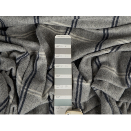 Coat fabric CBK 019 - Gray check
