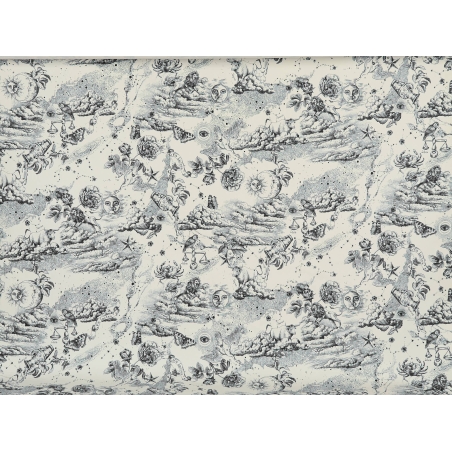 Elastane soft-touch jeans - Zodiak on a cream background